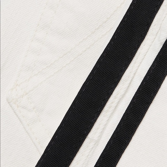 Mother Insider Striped Cropped Step Hem Jeans - Picture 4 of 9